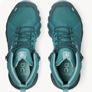 ON Cloudrock Waterproof Storm Wash Blue Hiling Winter Boots Sz 8.5